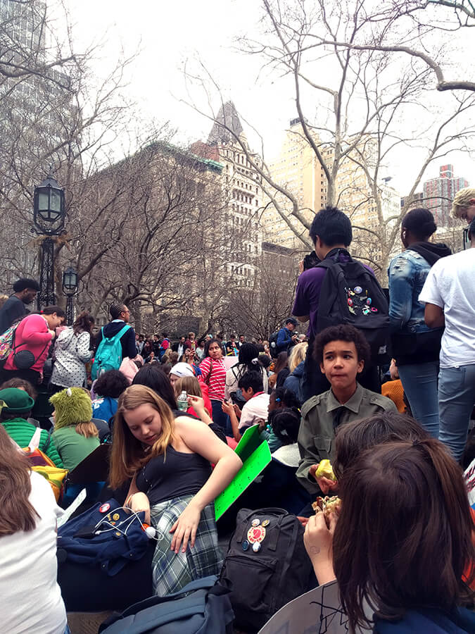 Youth Climate Strike, City Hall, New York City, March 15, 2019