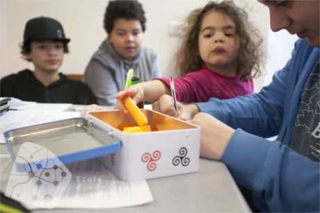 Students at Ecole Dynamique