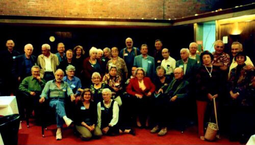 Friends of the Modern School reunion, 2003, courtesy of Friends of the Modern School